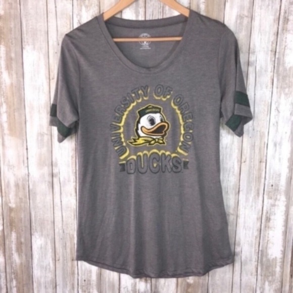 NCAA Oregon Ducks Gray Tee - Picture 1 of 4